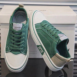 Sneaker Herren Retro Low Top mit Schnürung - Cecile LavelleBlau