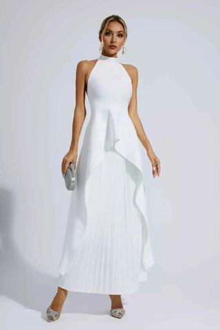 Sofia – Zweiteiliges Falten - Set mit Wasserfall - Top - Cecile LavelleWeiss