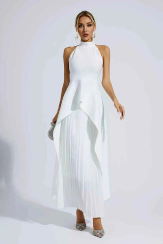 Sofia – Zweiteiliges Falten - Set mit Wasserfall - Top - Cecile LavelleWeiss