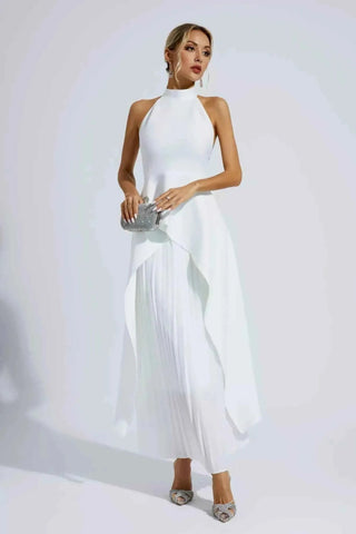 Sofia – Zweiteiliges Falten - Set mit Wasserfall - Top - Cecile LavelleWeiss