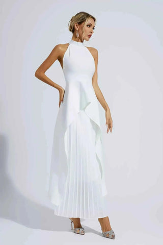 Sofia – Zweiteiliges Falten - Set mit Wasserfall - Top - Cecile LavelleWeiss