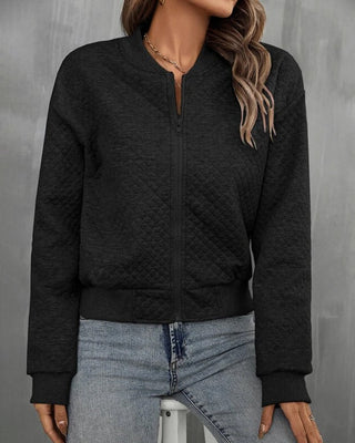 Sommer Bomberjacke Relaxed Fit - Cecile LavelleSchwarz