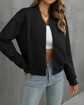 Sommer Bomberjacke Relaxed Fit - Cecile LavelleSchwarz