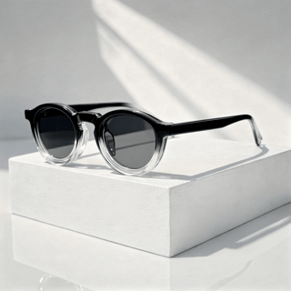 Sonnenbrille rund UV400 Retro Look - Cecile LavelleWeiß