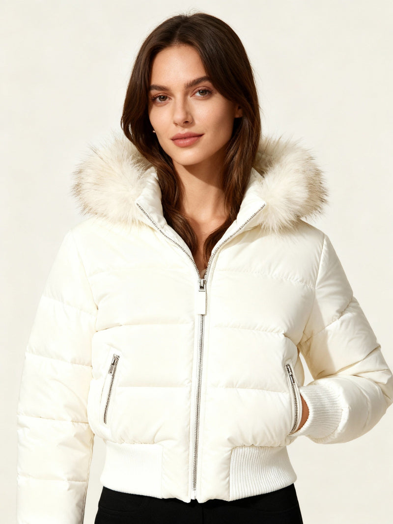 Steppjacke Winter Damen Mit Kapuze