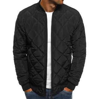 Steppjacke Herren Bomber mit Reißverschluss - Cecile LavelleSchwarz
