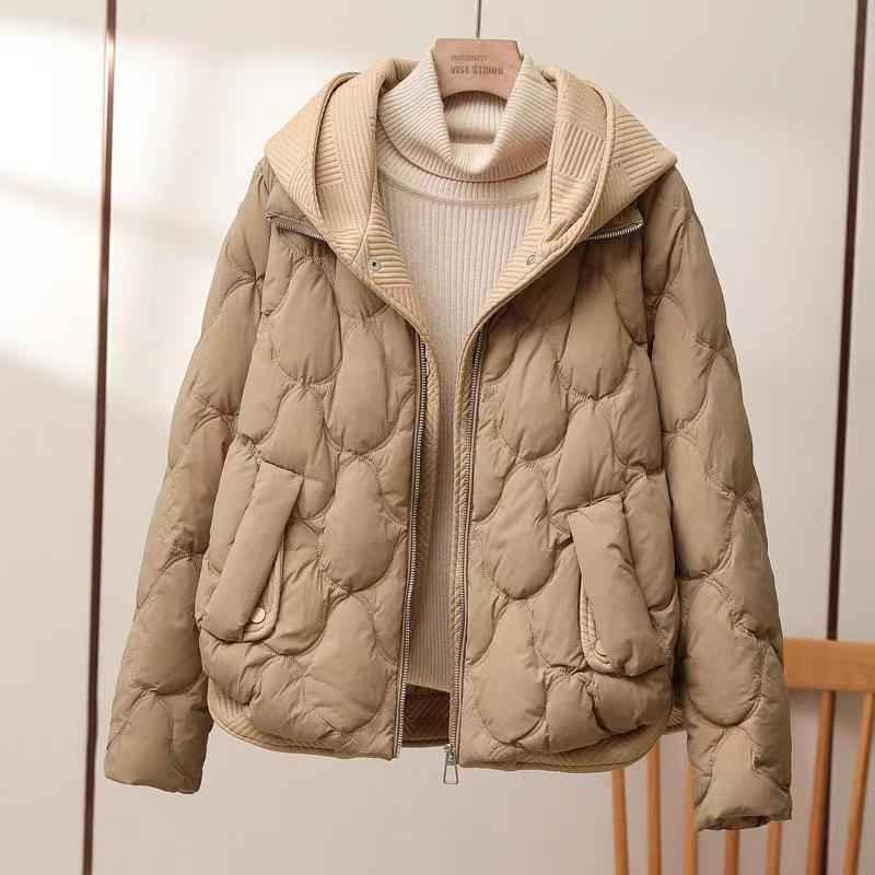 Steppjacke mit Kapuze