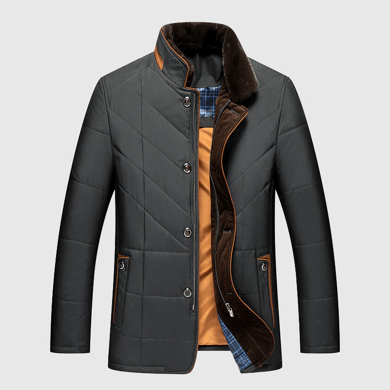 Steppjacke Stehkragen Herren Elegant