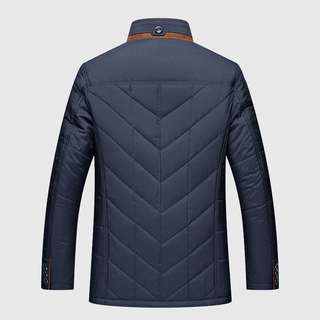 Steppjacke Stehkragen Herren Elegant - Cecile LavelleBordeaux