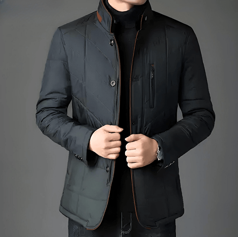 Steppjacke Stehkragen Herren Elegant