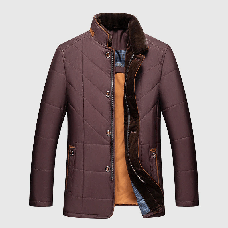 Steppjacke Stehkragen Herren Elegant