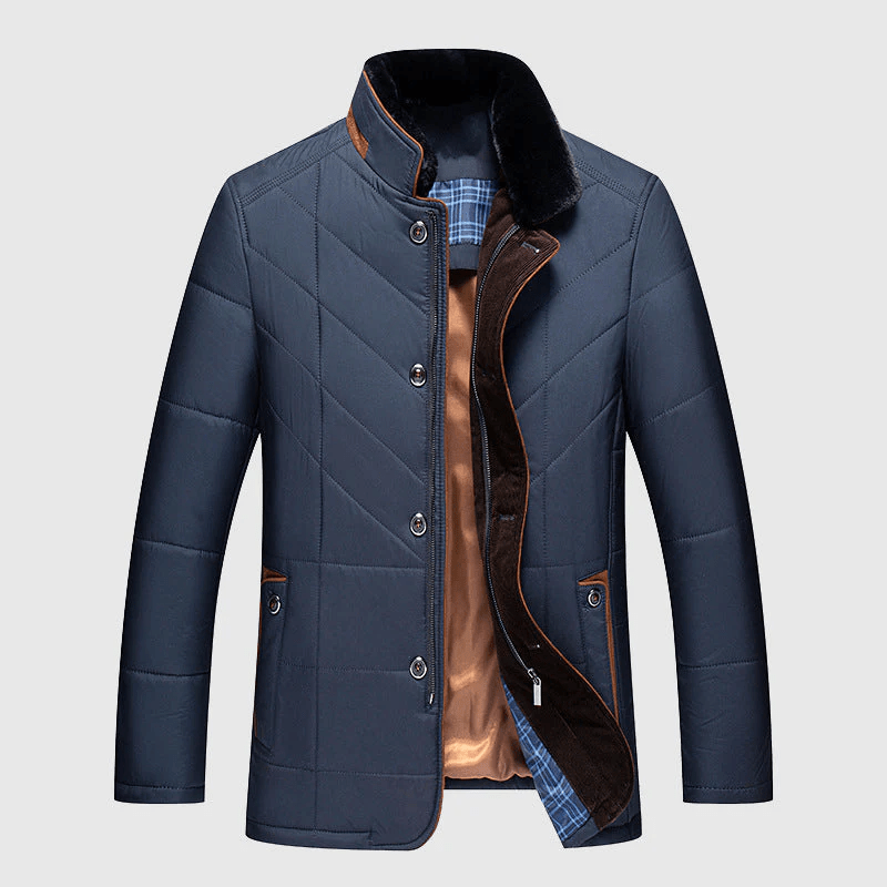 Steppjacke Stehkragen Herren Elegant