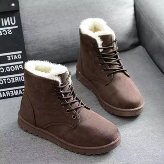Stiefel Damen Gefüttert in Braun