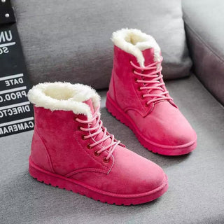 Stiefel Damen Gefüttert in Rosa