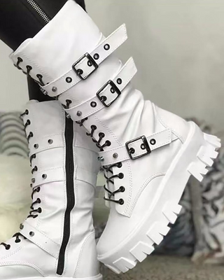 Stiefel Damen mit Schnallen