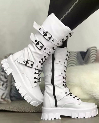Stiefel Damen mit Schnallen