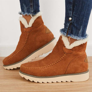 Stiefel Damen Warmfutter in Braun