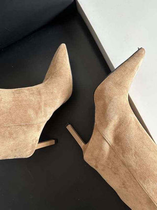 Stiefel Damen Wildleder Optik - Cecile LavelleSchwarz