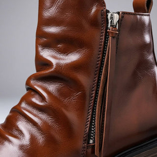 Stiefel Herren Klassisch mit Reißverschluss - Cecile LavelleSchwarz