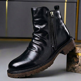 Stiefel Herren Klassisch mit Reißverschluss - Cecile LavelleSchwarz
