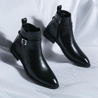 Stiefelette Herren mit Schnalle