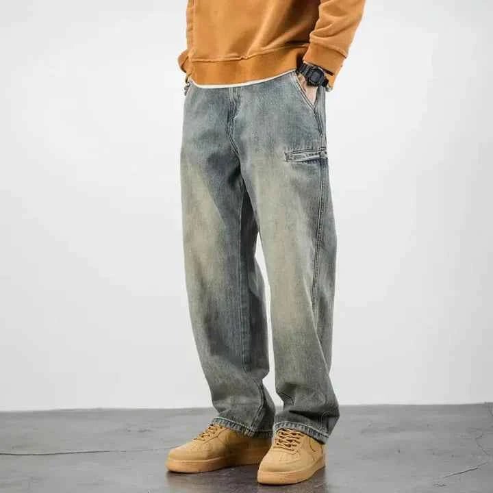 Stonewashed Jeans Herren
