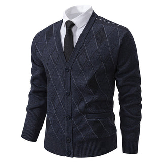Strickjacke Herren V-Ausschnitt