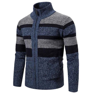 Strickjacke Slim Fit Herren - Cecile LavelleBlaugrau