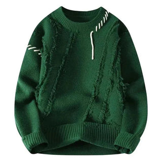 Struktur Pullover Herren - Cecile LavelleGrün