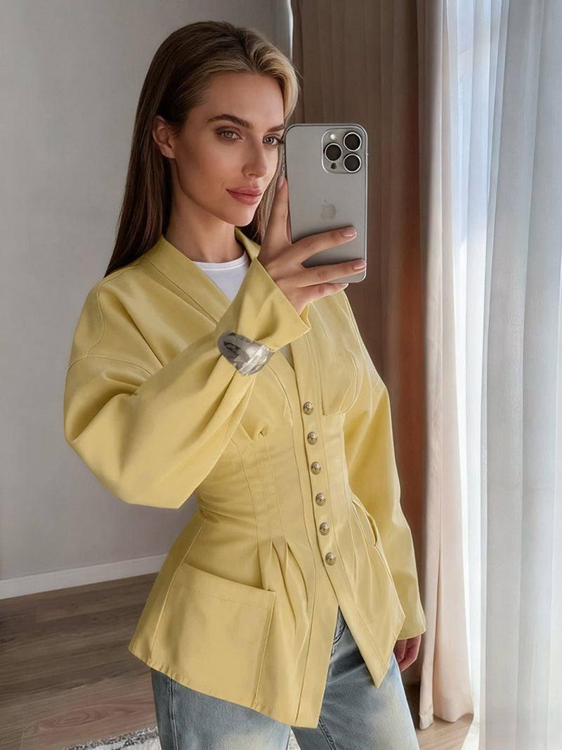 Fitted Button-Down Shirt Elegant
