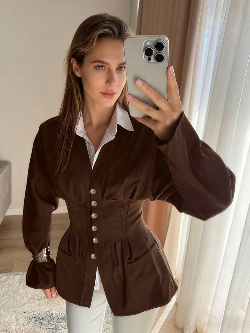 Fitted Button-Down Shirt Elegant