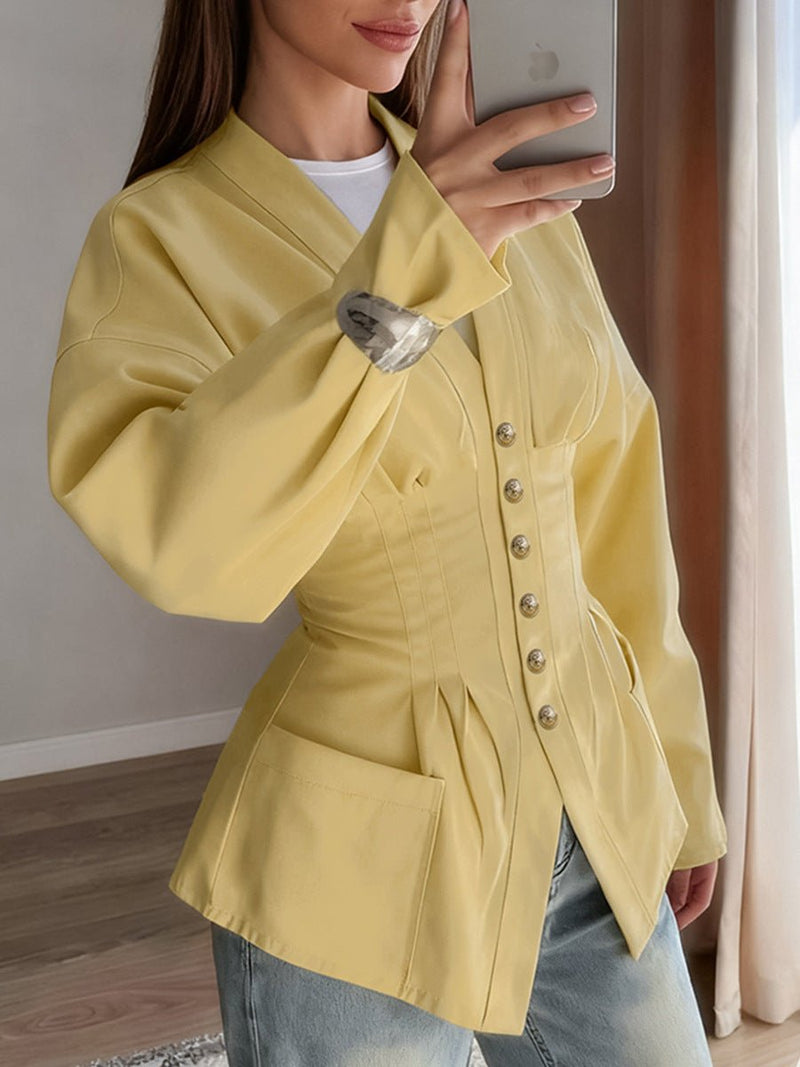 Fitted Button-Down Shirt Elegant