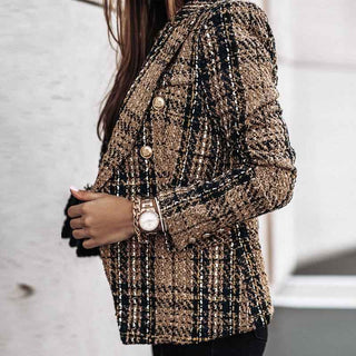 Taillierter Blazer mit klarer Linienführung - Cecile LavelleRot