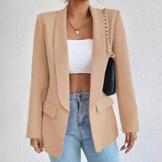 Taillierter Blazer mit Puristischem Schnitt - Cecile LavelleBeige