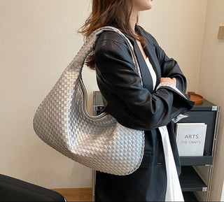 Tote - Bag mit Viel Stauraum - Cecile LavelleSilber