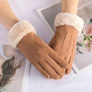 Touchscreen Handschuhe Damen - Cecile LavelleBraun