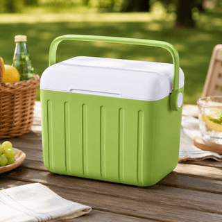 Tragbare Kühlbox isoliert mit Griff - Cecile LavelleCreme
