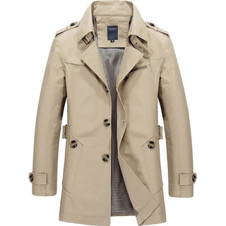 Trenchcoat Herren Klassisch mit Reverskragen - Cecile LavelleBeige