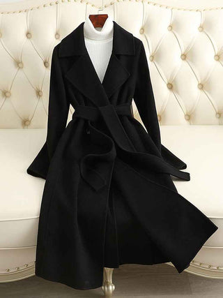 Trenchcoat mit Taillengürtel - Cecile LavelleSchwarz