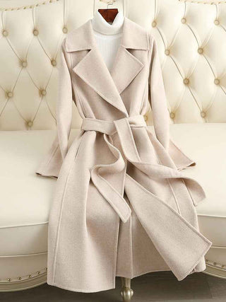 Trenchcoat mit Taillengürtel - Cecile LavelleWeiß