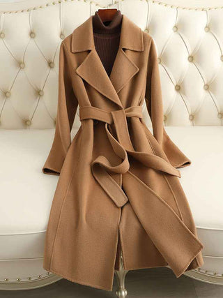 Trenchcoat mit Taillengürtel - Cecile LavelleBraun