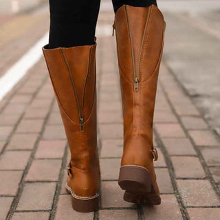 Trendige Damen Boots - Cecile LavelleDunkelbraun