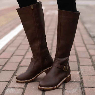 Trendige Damen Boots - Cecile LavelleDunkelbraun