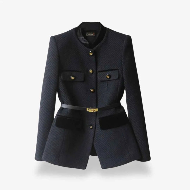 Tailored tweed blazer
