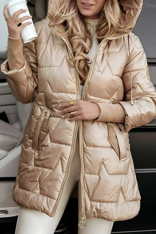 Übergangsjacke Damen mit Kapuze - Cecile LavelleGrau