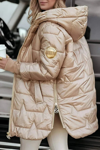 Übergangsjacke Damen mit Kapuze - Cecile LavelleGrau