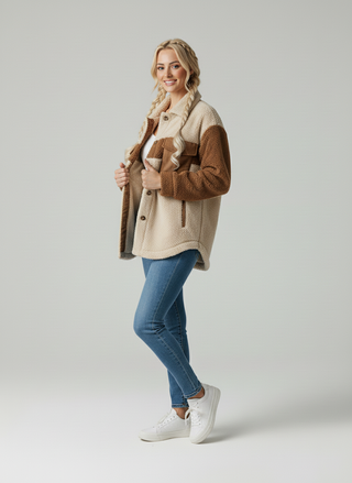 Übergangsjacke Damen Oversized