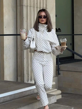 Übergangsjacke Damen Polka-Dot - Cecile LavelleBraun