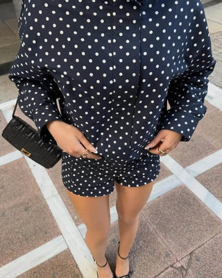 Übergangsjacke Damen Polka-Dot - Cecile LavelleBraun