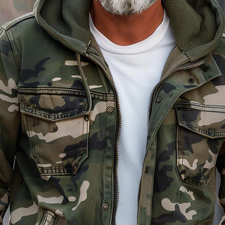 Übergangsjacke Herren Camouflage